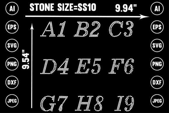 Alphabet, Letter, Rhinestone Design: Sparkle in Every Project
