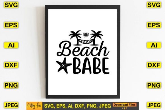 Beach Babe SVG: Summer Design Files for Every Project