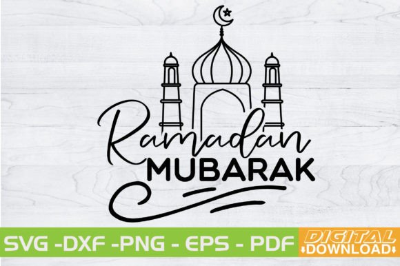 Celebrate with Style: Using Ramadan Mubarak SVG Design