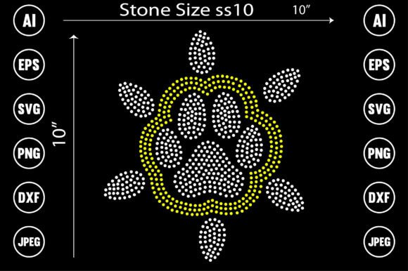 Dog Leg Logo Rhinestone Design: Sparkling Templates for Creators