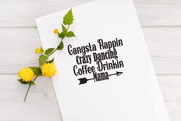 Gangsta Rappin Crazy SVG: Bold Design for Statement Pieces