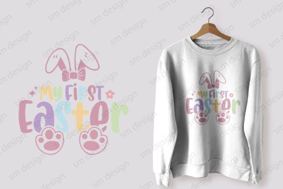 My First Easter SVG Typography Design: A Fresh Take on Spring Graphics