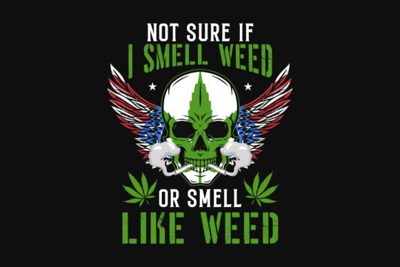 Smoking Weed Graphics T-Shirt Design: A High-Quality Asset